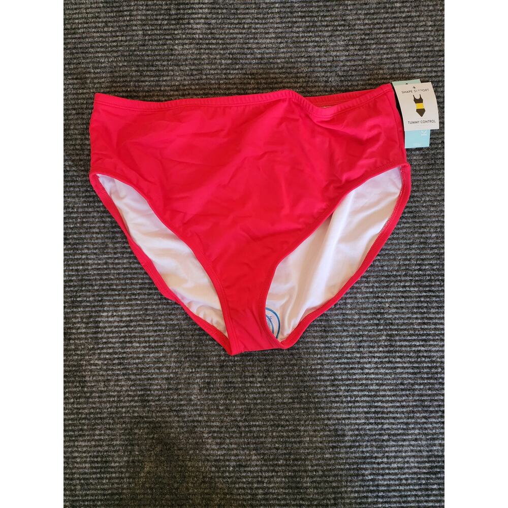 Kim Rogers XL 2 Piece Shape Support Tummy Control Push Up Top Bathing Suit - Picture 9 of 14